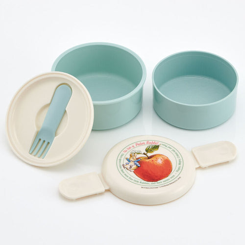 스케이터 피터 래빗 캐릭터 항균 원형2단 포크 도시락 500ml ONWR1AG - 주방·식기 - 하카타몰