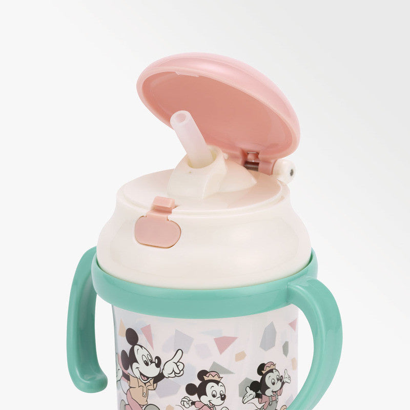 스케이터 미키 앤 프렌즈 레트로 캐릭터 양손 빨대컵 230ml KSH2 - 주방·식기 - 하카타몰
