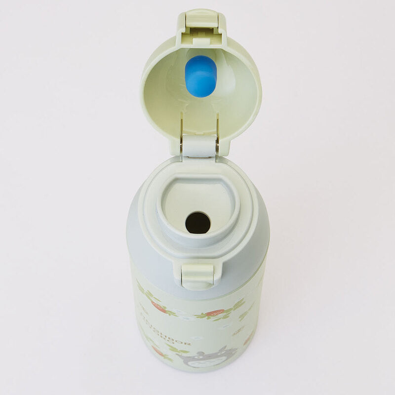 스케이터 지브리 이웃집 토토로 딸기나무 캐릭터 원푸쉬 스테인리스 보틀 500ml SDPC5 - 주방·식기 - 하카타몰