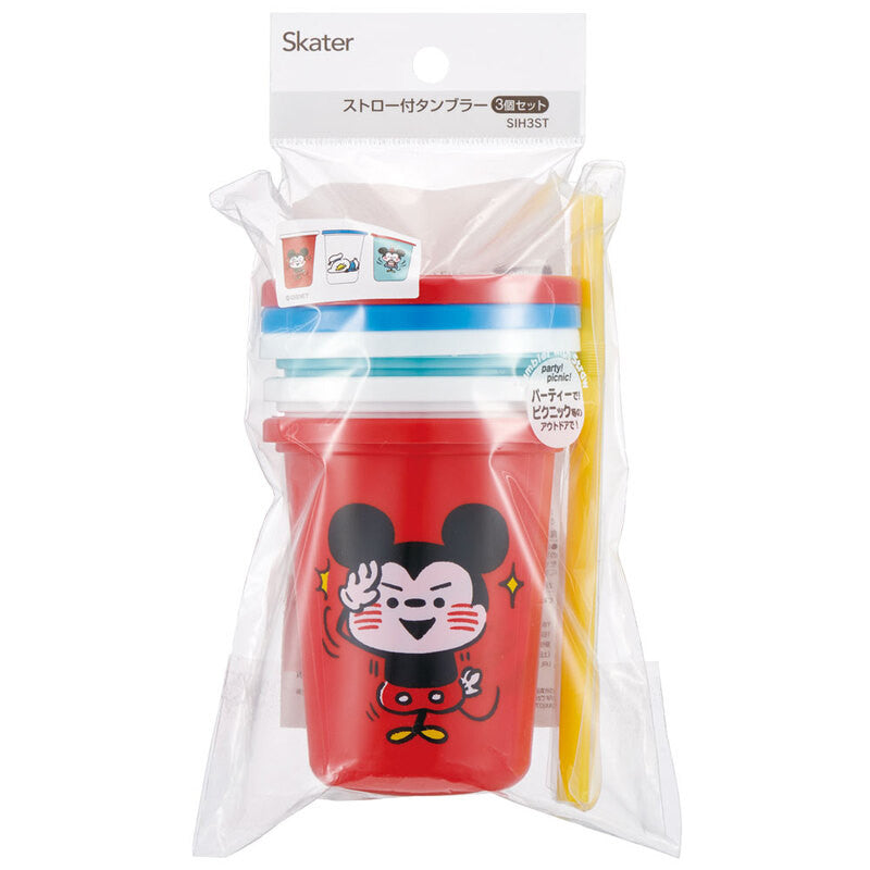 스케이터 카나헤이 X 미키 앤 프렌즈 캐릭터 빨대컵 3세트 320ml SIH3ST - 주방·식기 - 하카타몰