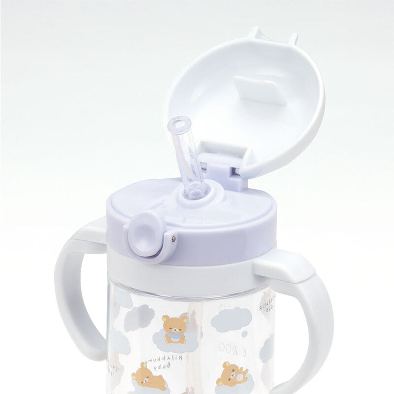 스케이터 리락쿠마 베이비 2WAY 원터치 빨대컵 370ml KSHW2N - 주방·식기 - 하카타몰