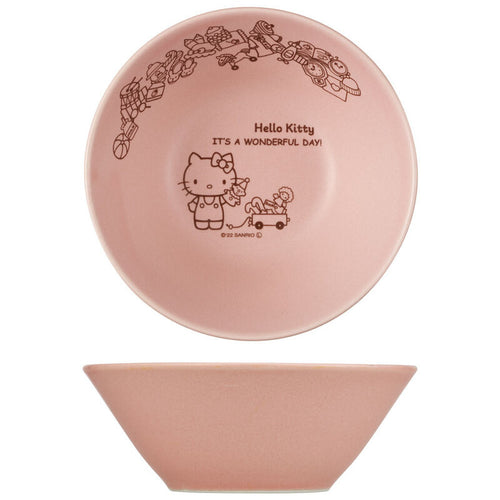 스케이터 헬로키티 캐릭터 도자기 미노야키 볼 그릇 13cm CHBW13 - 주방·식기 - 하카타몰