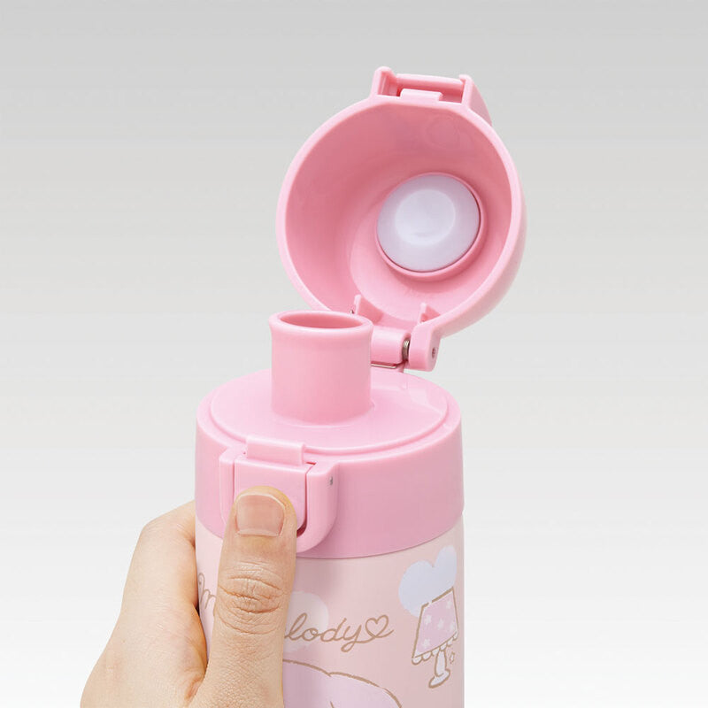 스케이터 산리오 마이멜로디 상온 드링크용 원푸쉬 스테인리스 보틀 350ml SSSC4D - 주방·식기 - 하카타몰