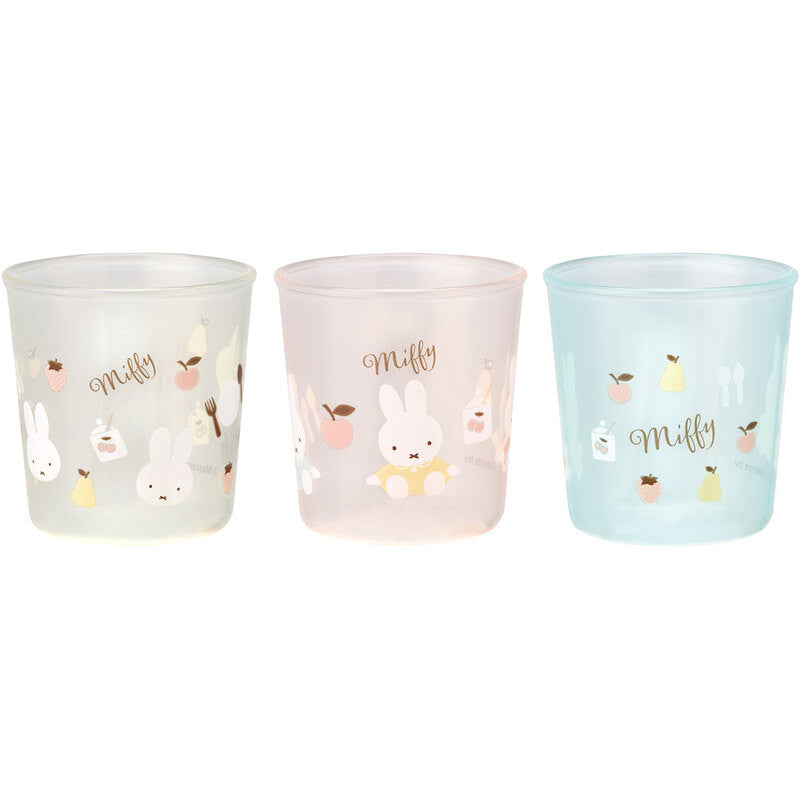[발주상품 2~4 영업일 후 발송예정] 스케이터 미피 캐릭터 베이비컵 3개 세트 BCUP1AG - 하카타몰