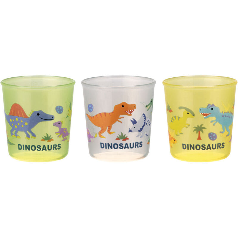 [발주상품 2~4 영업일 후 발송예정] 스케이터 DINOSAURS PICTURE BOOK 캐릭터 베이비컵 3개 세트 BCUP1AG - 하카타몰