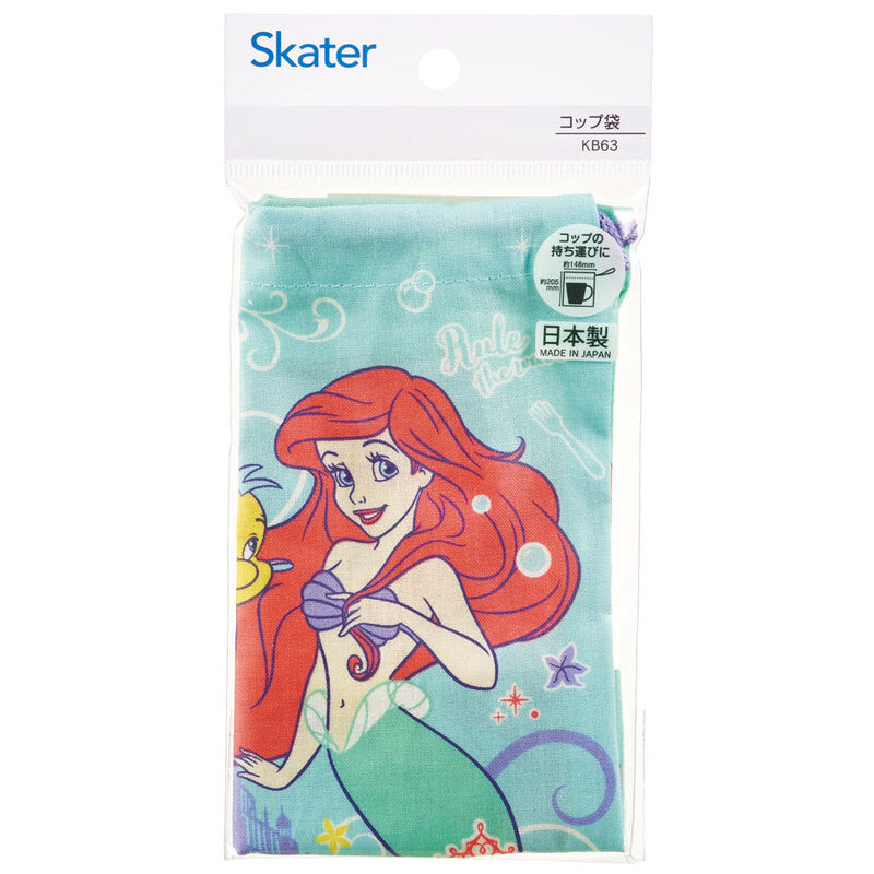 [발주상품 2~4 영업일 후 발송예정] 스케이터 인어공주 아리엘 캐릭터 컵 주머니 - 하카타몰