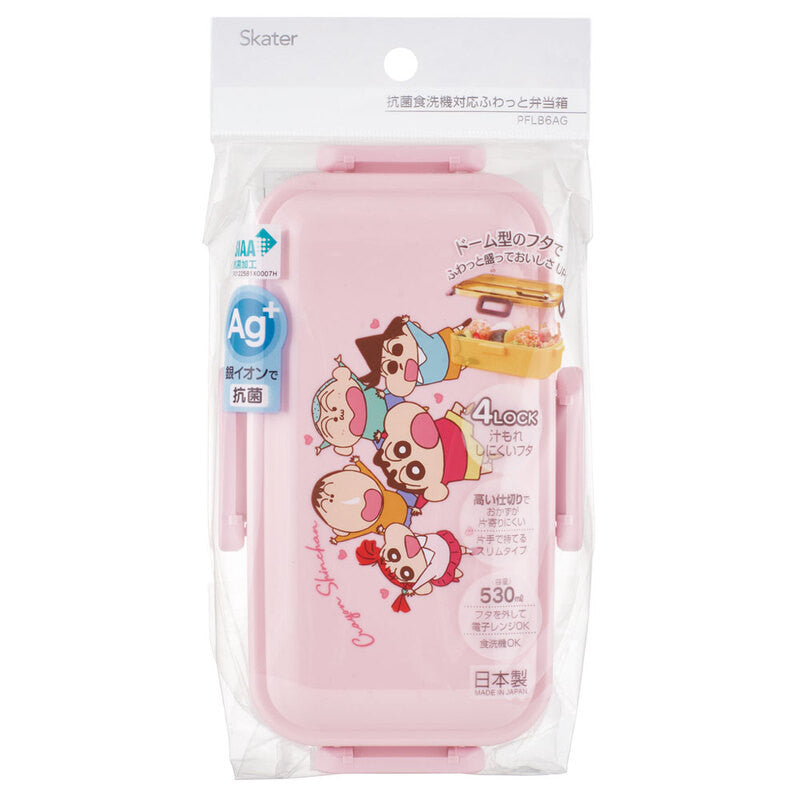 스케이터 짱구 캐릭터 항균 4면락 런치박스 도시락 530ml PFLB6AG - 주방·식기 - 하카타몰