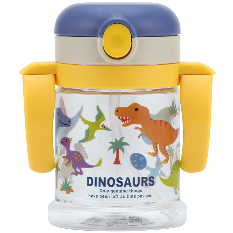 스케이터 DINOSAURS PICTURE BOOK 캐릭터 접이식 핸들 원터치 빨대컵 260ml KSHW1N - 주방·식기 - 하카타몰