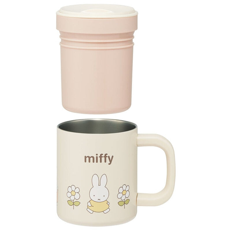 스케이터 미피 캐릭터 이너컵 포함 스테인리스 머그 330ml STMG4NI - 주방·식기 - 하카타몰