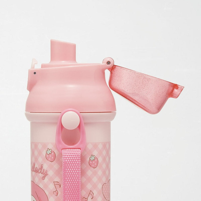 스케이터 산리오 마이멜로디 큰 리본 캐릭터 원터치 다이렉트 보틀 480ml PSB5SANAG - 주방·식기 - 하카타몰