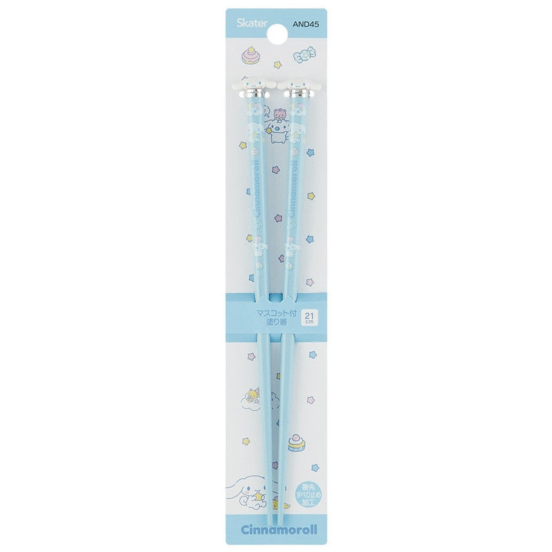 스케이터 산리오 시나모롤 캐릭터 마스코트 젓가락 21cm AND45 - 주방·식기 - 하카타몰