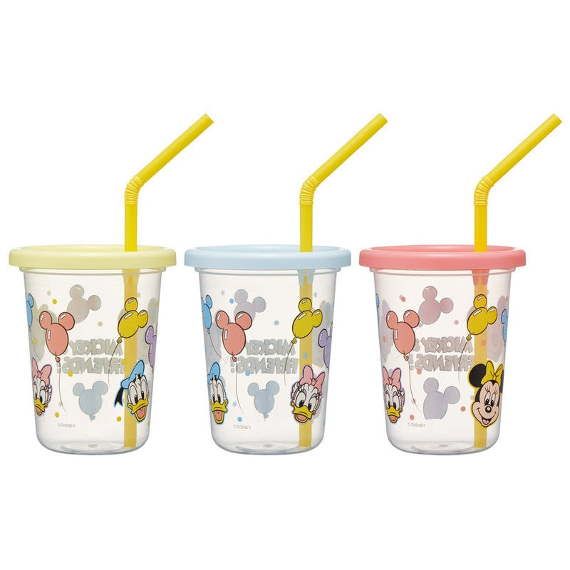 스케이터 미키 앤 프렌즈 풍선 캐릭터 빨대컵 3세트 230ml SIH2ST - 주방·식기 - 하카타몰