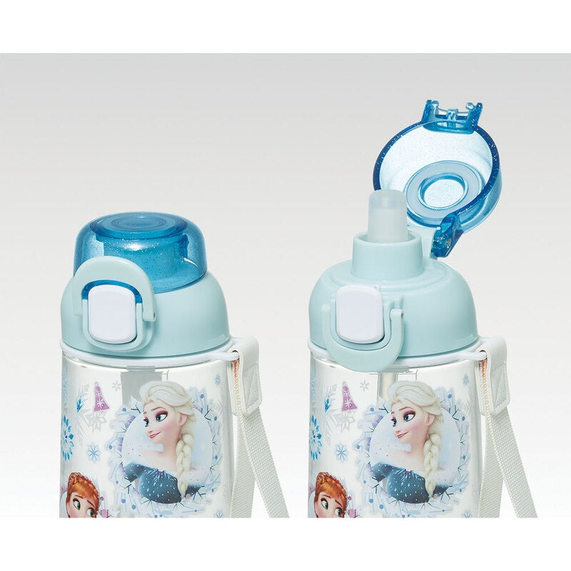 [발주상품 2~4 영업일 후 발송예정] 스케이터 겨울왕국 캐릭터 원푸쉬 스트로 보틀 600ml PSHPO6 - 주방·식기 - 하카타몰