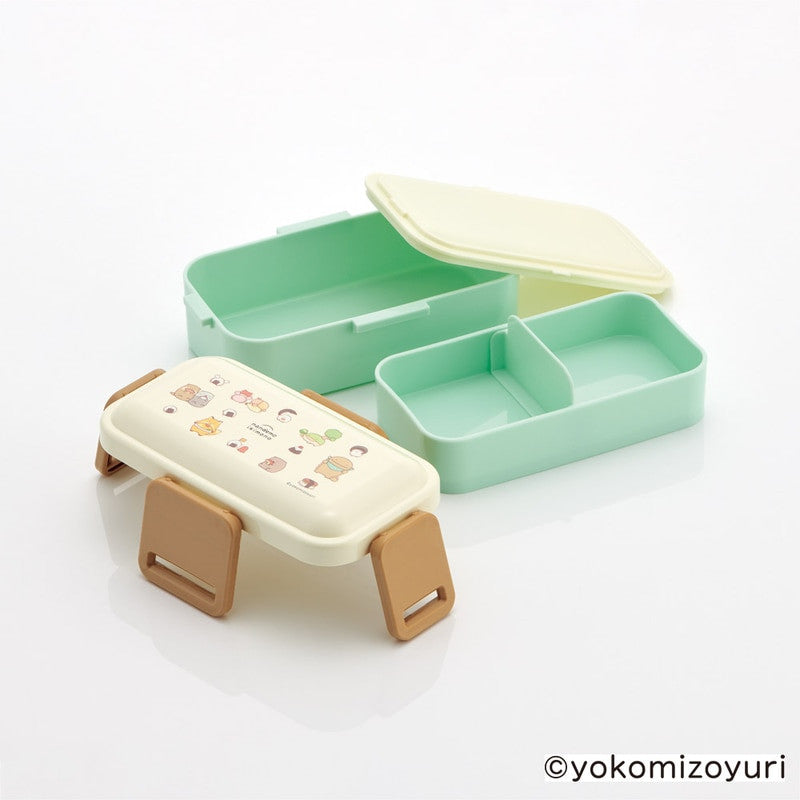 [발주상품 2~4 영업일 후 발송예정] 스케이터 난데모 이키모노 캐릭터 식기세척기대응 항균 4면락 2단 도시락 런치박스 600ml PFLW4AG - 주방·식기 - 하카타몰