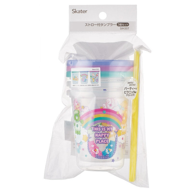 스케이터 케어베어 캐릭터 빨대컵 3세트 320ml SIH3ST - 주방·식기 - 하카타몰