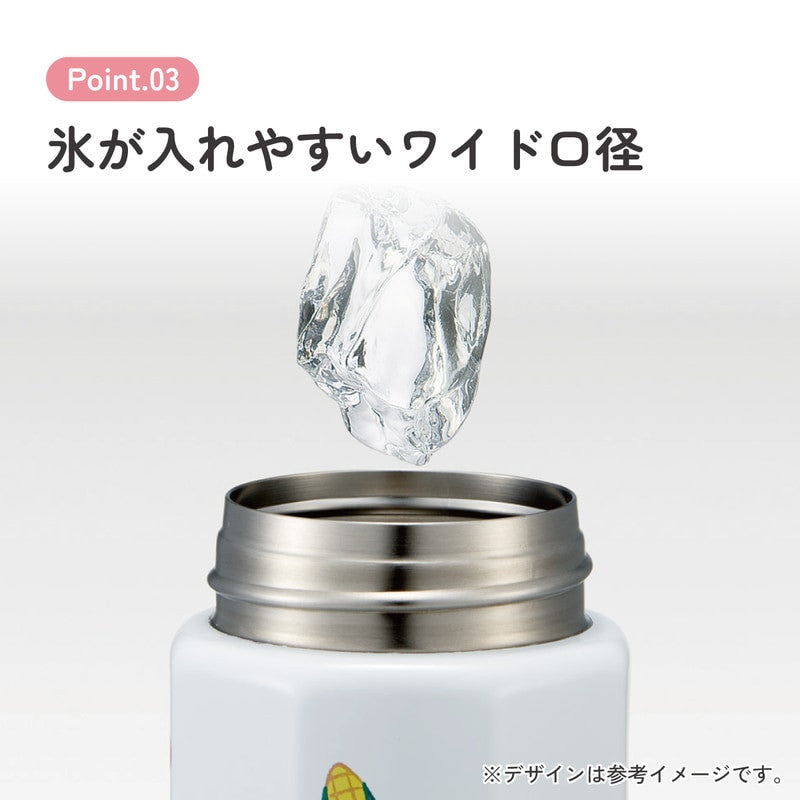 스케이터 몬치치 Mon Mon Farm 캐릭터 팔각형 스테인리스 머그 보틀 350ml STO4 - 주방·식기 - 하카타몰