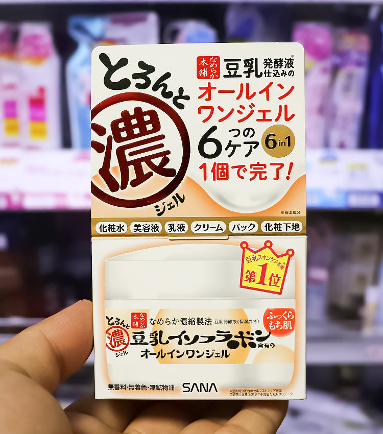 사나 나메라카 혼포 두유 이소플라본 올인원 젤 100g - 하카타몰