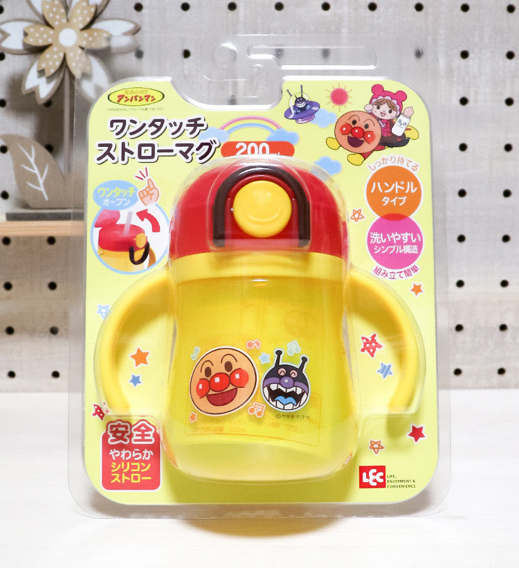 LEC 호빵맨 원터치 빨대컵 200ml KK-185 - 주방·식기 - 하카타몰