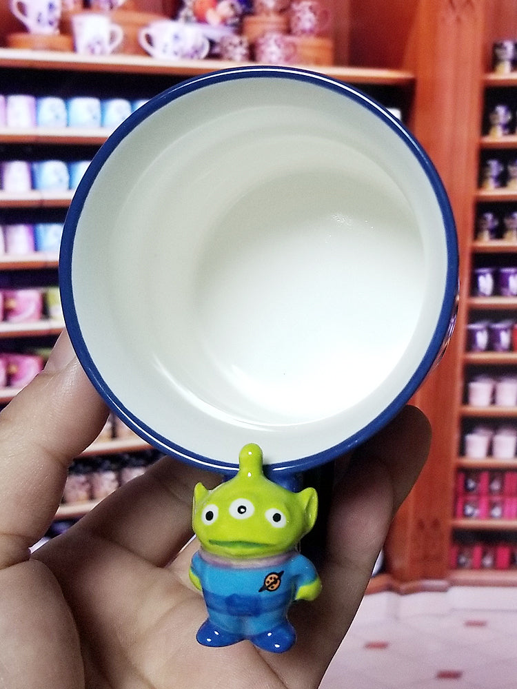 썬아트 토이스토리 느긋한 피규어 머그컵 (에일리언/햄) - 하카타몰