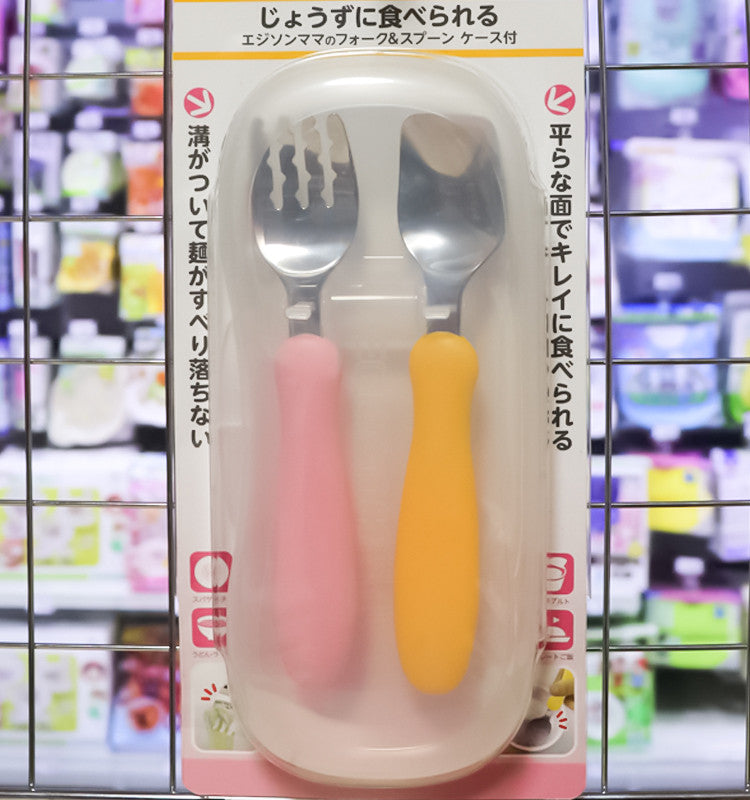 KJC 마마 NEW 베이비 스푼 포크 세트 - 주방·식기 - 하카타몰