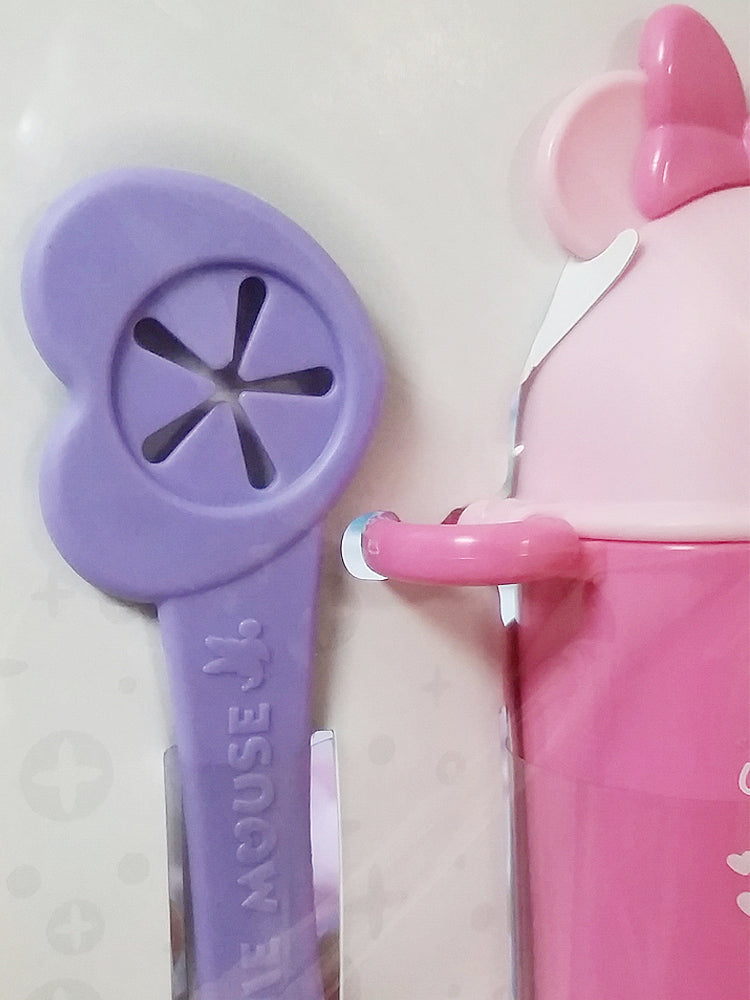디즈니 미키마우스 미니마우스 휴대용 스카프 턱받이 클립 케이스 세트 - 하카타몰