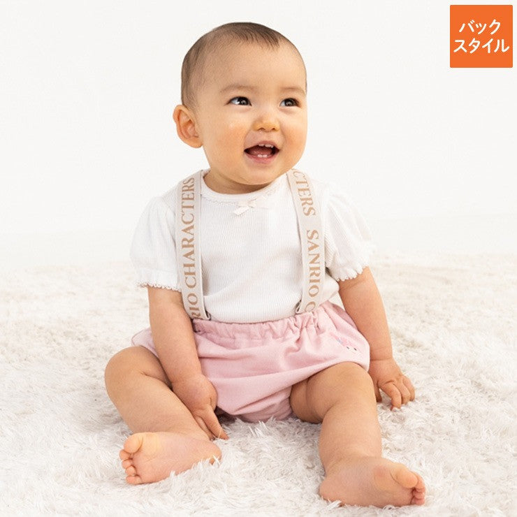 [발주상품] 산리오 마이멜로디 캐릭터 멜빵 호박 바지 블루머 70~80cm - 하카타몰