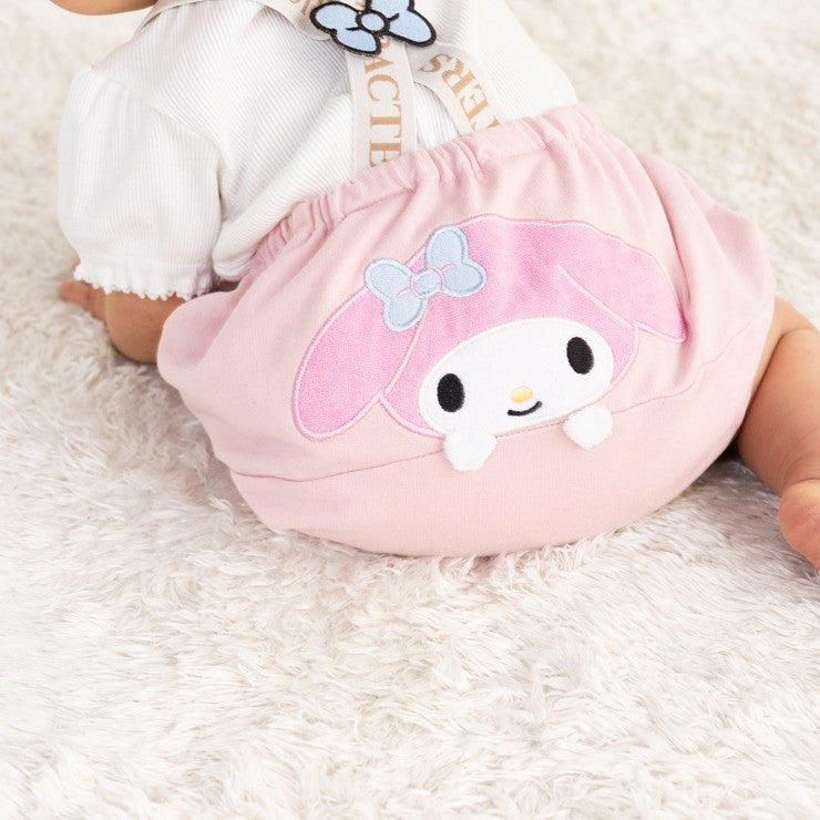 [발주상품] 산리오 마이멜로디 캐릭터 멜빵 호박 바지 블루머 70~80cm - 하카타몰