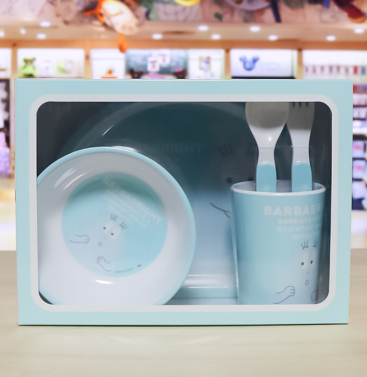 바바파파 멜라민 어린이 5종 식기세트 (플레이트, 그릇, 텀블러, 스푼, 포크) - 주방·식기 - 하카타몰