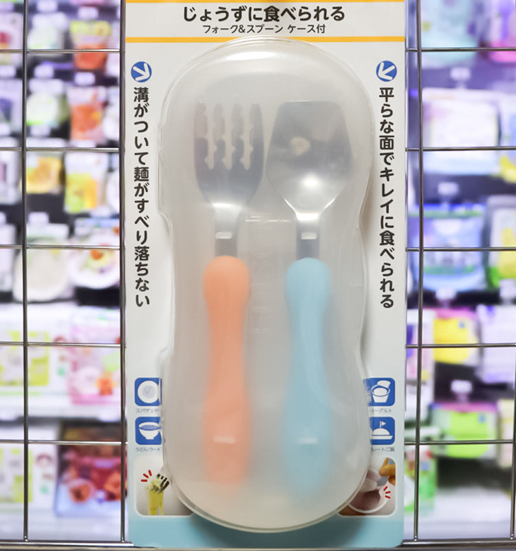 KJC 마마 베이비 스푼 포크 케이스 포함 세트 - 주방·식기 - 하카타몰