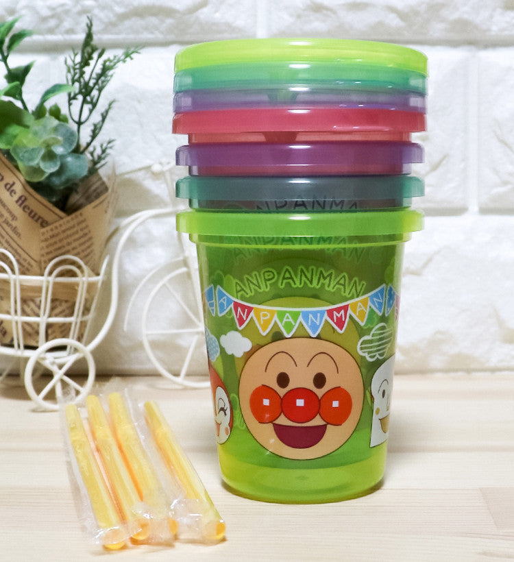 호빵맨 빨대컵 S 4세트 180ml - 주방·식기 - 하카타몰