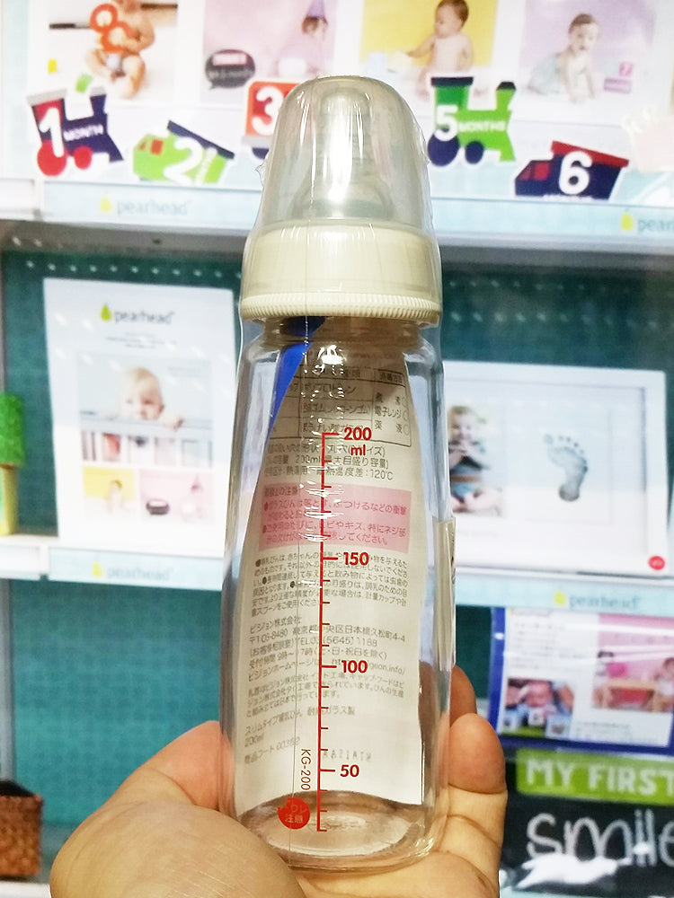 피죤 슬림 타입 젖병 내열유리 50mL(과즙용) / 120mL / 200mL / 240mL - 수유·외출 - 하카타몰