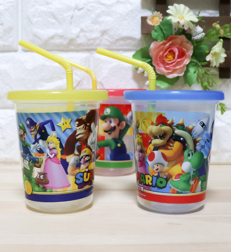 스케이터 슈퍼마리오 캐릭터 빨대컵 3P세트 320ml - 주방·식기 - 하카타몰