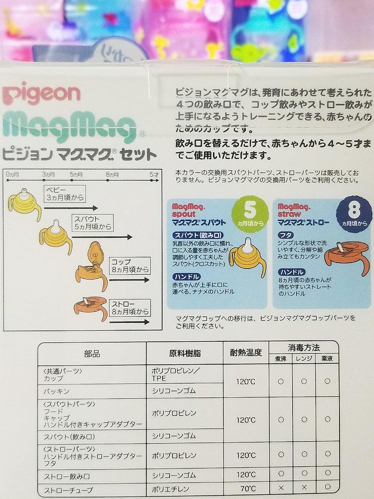 아카짱혼포한정 피죤 마그마그 세트 스파우트 빨대컵 카즈 블루 - 주방·식기 - 하카타몰