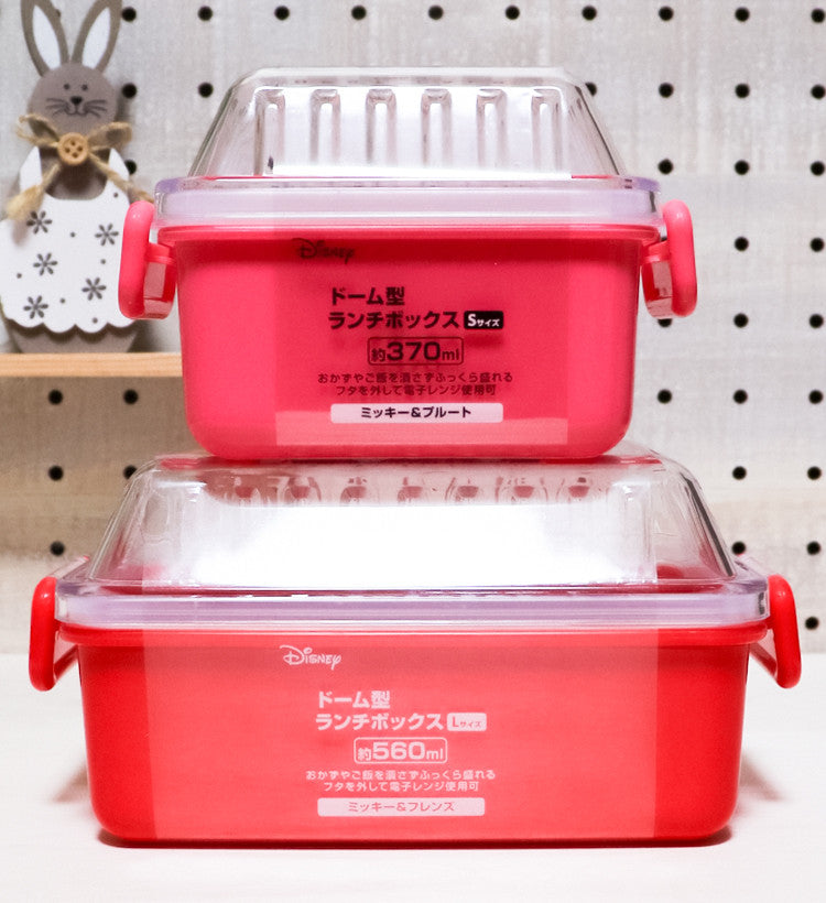 미키마우스 캐릭터 돔형 런치박스 2종택1 (370ml / 560ml) - 하카타몰