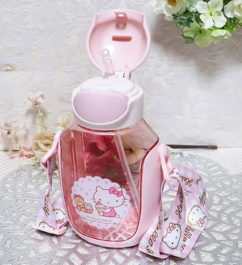 스케이터 헬로키티 과자 캐릭터 원푸쉬 스트로 보틀 530ml PDSH6DX - 하카타몰