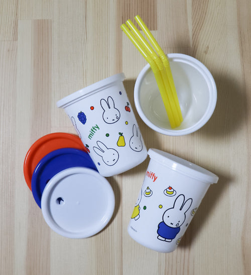 스케이터 미피 캐릭터 빨대컵 3세트 320ml SIH3ST - 주방·식기 - 하카타몰