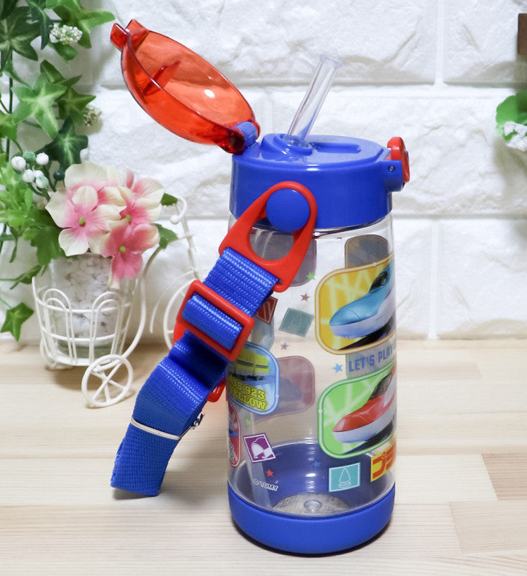 프라레일 캐릭터 원푸쉬 스트렙 포함 빨대컵 480ml PDSH5 - 주방·식기 - 하카타몰
