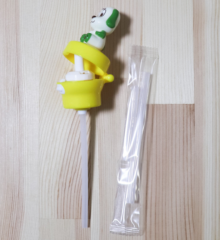 이나이 이나이 바앗 왕왕 캐릭터 패트병 휴대용 빨대 - 주방·식기 - 하카타몰