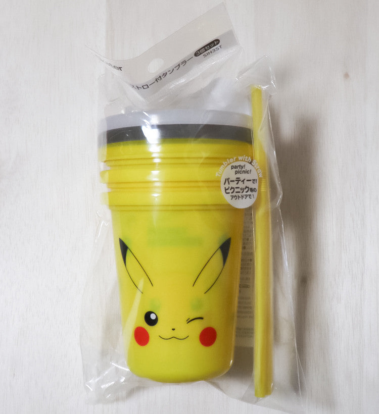 스케이터 포켓몬스터 피카츄 캐릭터 빨대컵 3P세트 320ml SIH3ST - 주방·식기 - 하카타몰
