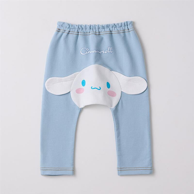 [발주 요청상품] 산리오 시나모롤 뒷모습 포인트 데님풍 팬츠 80~100cm - 의류 - 하카타몰