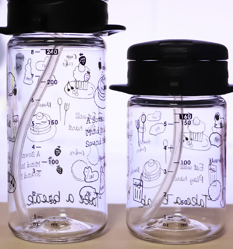 릿첼 아크리아 슬림 머그 빨대컵 160ml / 240ml - 주방·식기 - 하카타몰