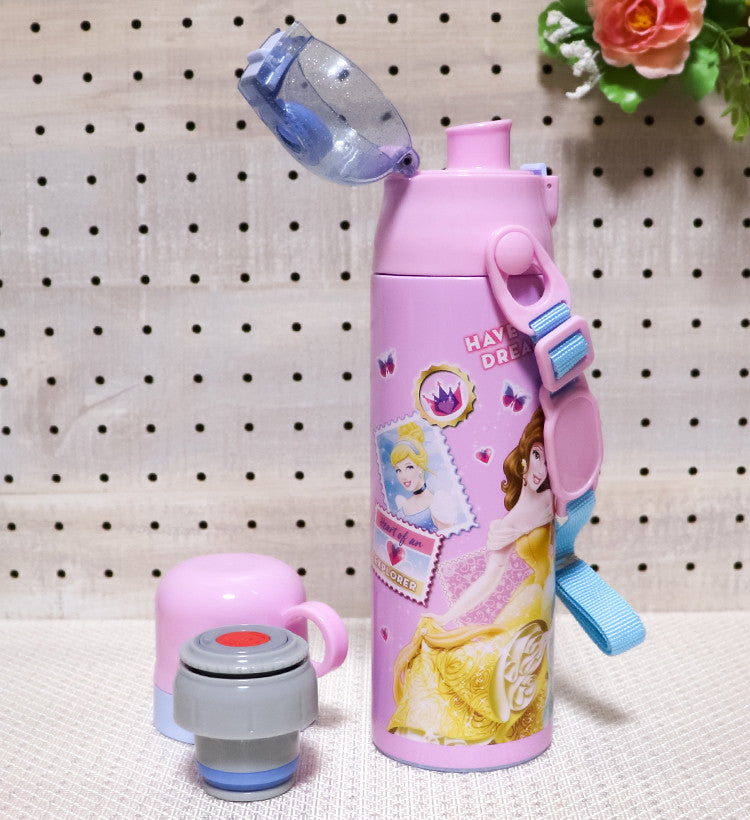 스케이터 디즈니 프린세스 캐릭터 2WAY 스테인리스 보틀 (570ml / 580ml) - 하카타몰
