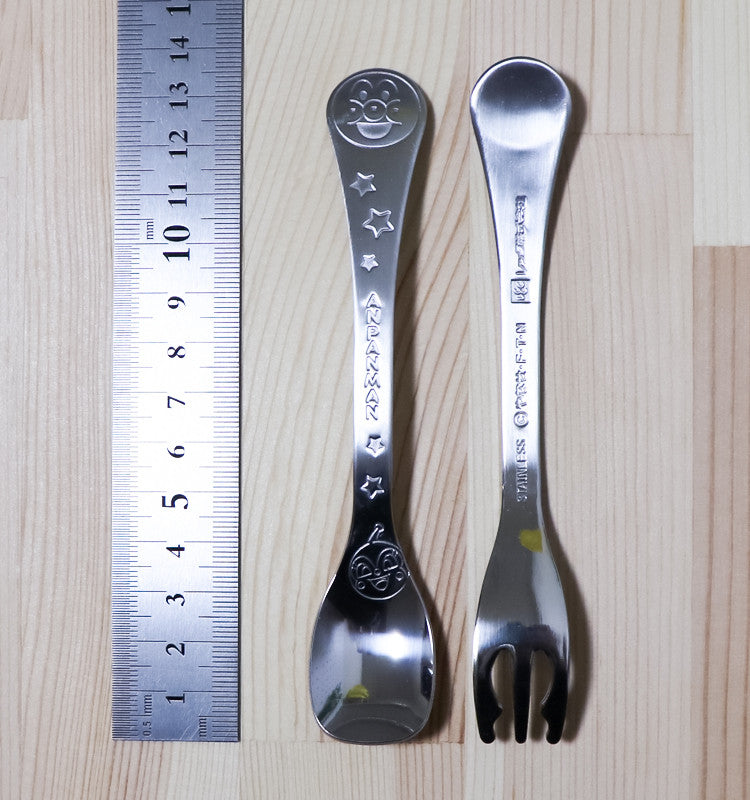 호빵맨 메탈 스푼 포크 세트 (S/M) - 주방·식기 - 하카타몰