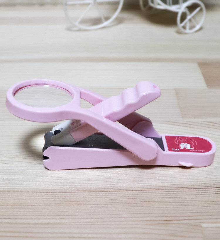 카이지루시 디즈니 캐릭터 돋보기 손톱깎이 (미키, 미니, 곰돌이푸) - 하카타몰