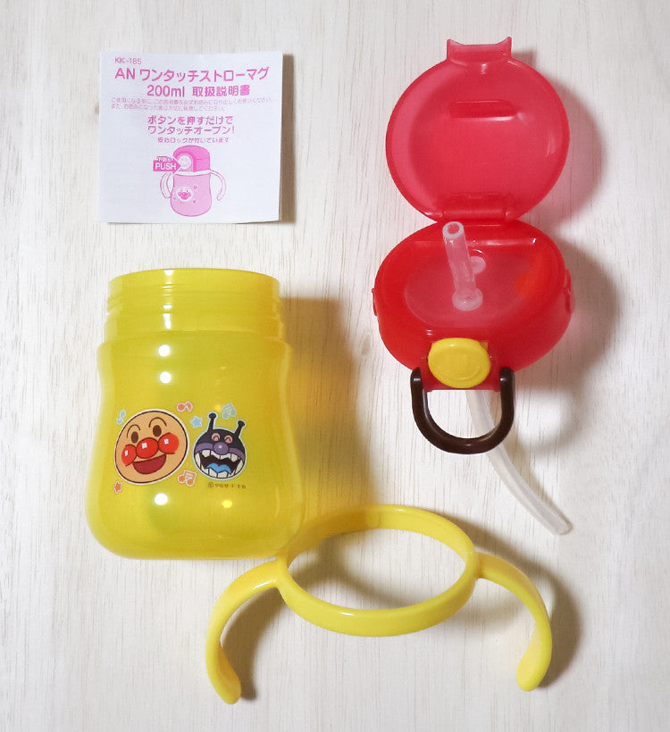 LEC 호빵맨 원터치 빨대컵 200ml KK-185 - 주방·식기 - 하카타몰