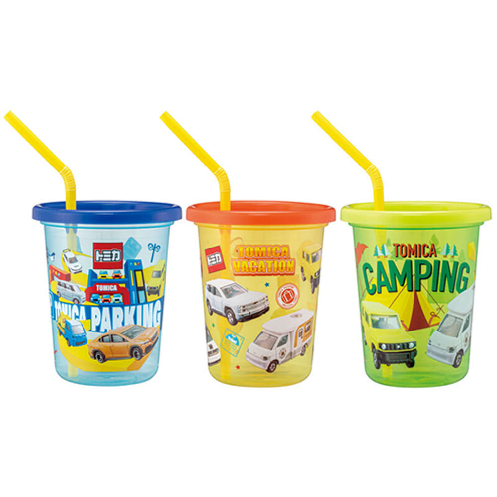스케이터 토미카 캐릭터 빨대컵 3세트 320ml SIH3ST - 주방·식기 - 하카타몰