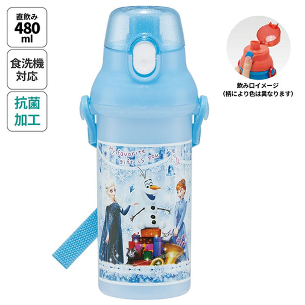 스케이터 겨울왕국 캐릭터 원터치 다이렉트 보틀 480ml PSB5SANAG - 주방·식기 - 하카타몰