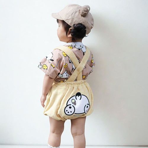 산리오 포차코 캐릭터 멜빵 호박 바지 블루머 70~80cm - 하카타몰