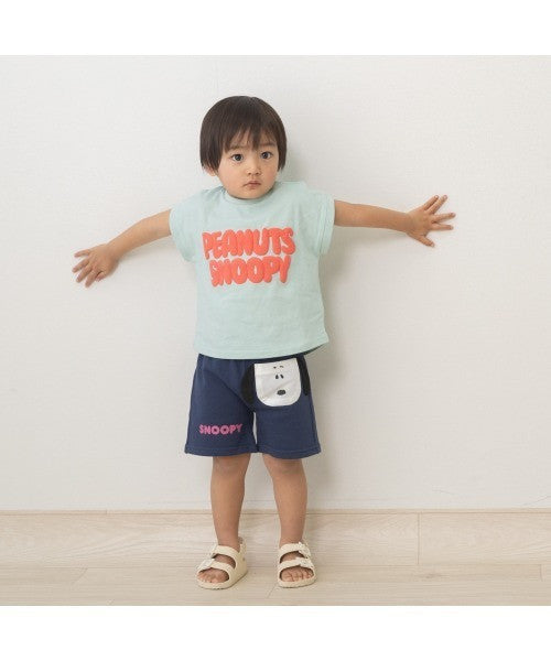 스누피 얼굴 포켓 숏팬츠 100cm - 의류 - 하카타몰