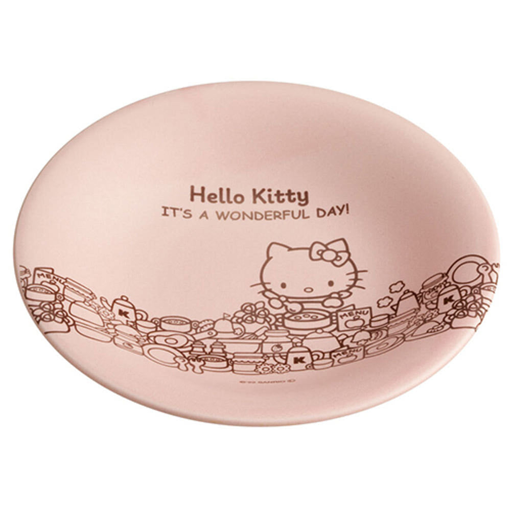 스케이터 헬로키티 캐릭터 도자기 미노야키 접시 16cm CHPL16 - 주방·식기 - 하카타몰
